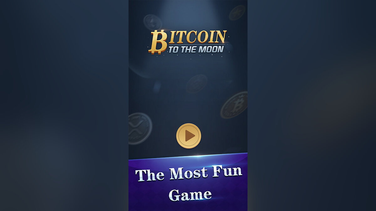 a screenshot of the online game about cryptocurrency Bitcoin to the moon