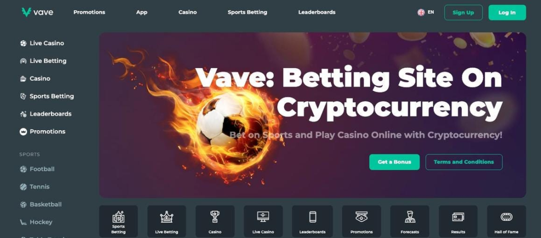Vave – All-Inclusive Crypto Gambling Site