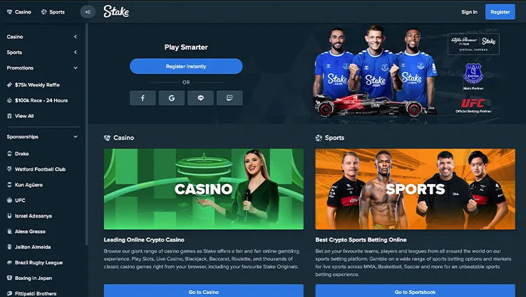 Stake – Trusted Global Crypto Gambling Platform