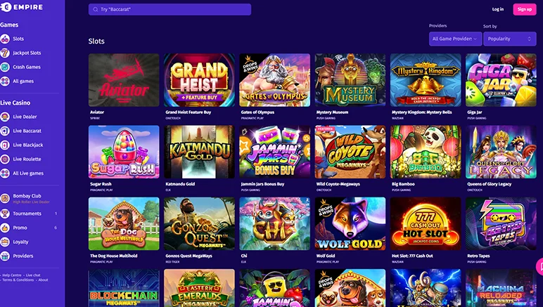 Empire.io – Best Cryptocurrency Gambling Site
